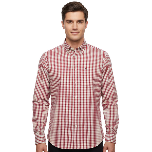 TOMMY HILFIGER MEN SLIM FIT | RED STRIPED