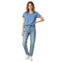 ZARA PLAIN WOMEN'S T-SHIRT | BLUE