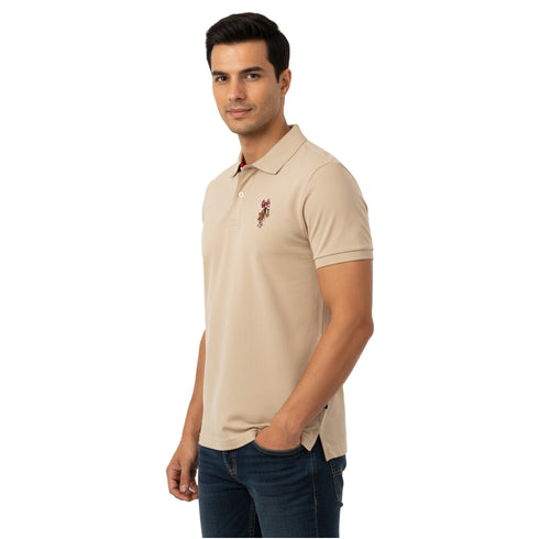 U.S POLO ASSN. PIQUE PRINTED GRAPHIC POLO-MENS | SKIN