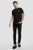 KARL LAGERFELD Crewneck T-Shirt in Black – Classic and comfortable.