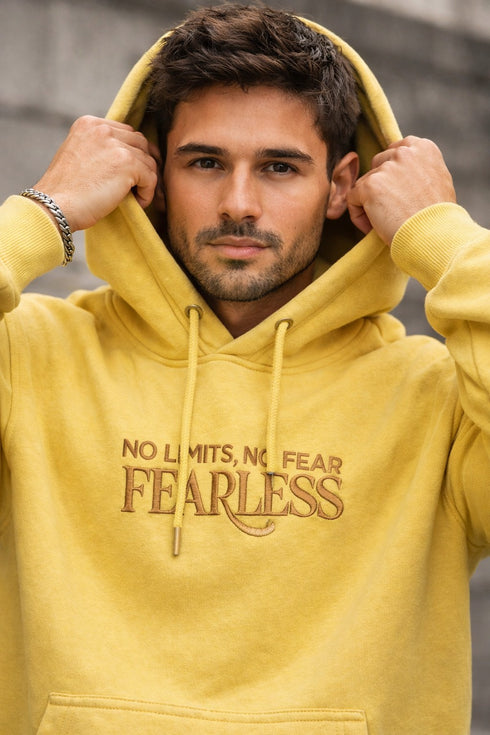 PUBUC SUPPLY NYC HOODIE FOR MEN | YELLOW