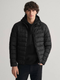 GANT MEN’S LIGHT DOWN QUILTED JACKET - WATER REPELLENT | BLACK