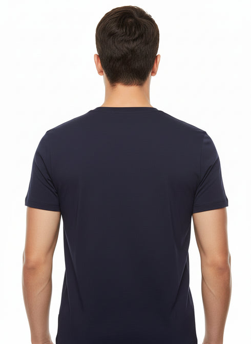 JACK & JONES MENS PREMIUM LOGO T-SHIRT | NAVY BLUE