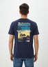 JACK & JONES MEN’S SURFING GRAPHIC T-SHIRT | NAVY BLUE