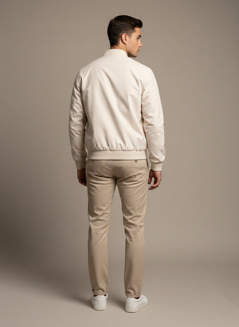 US POLO ASSN. PREMIUM WATER-RESISTANT REVERSIBLE JACKET IMPORTED | BEIGE
