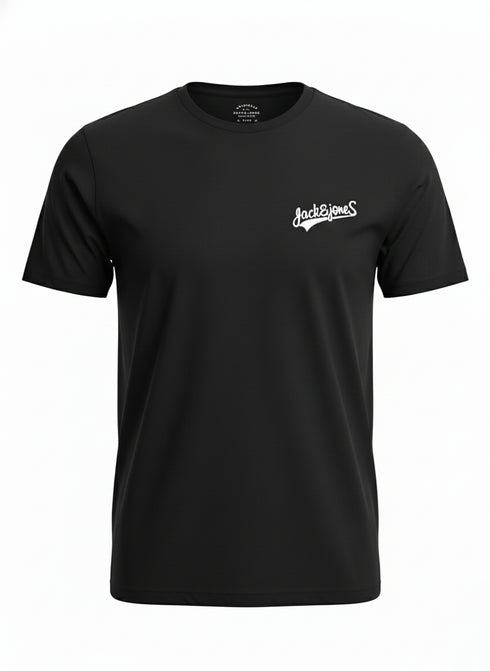 JACK & JONES MEN’S PREMIUM CREW NECK T-SHIRT | BLACK