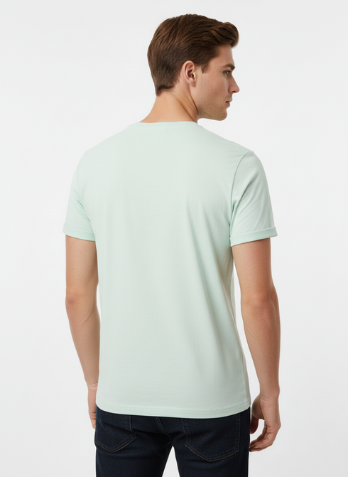 JACK & JONES MEN’S PREMIUM GRAPHIC T-SHIRT | MINT GREEN