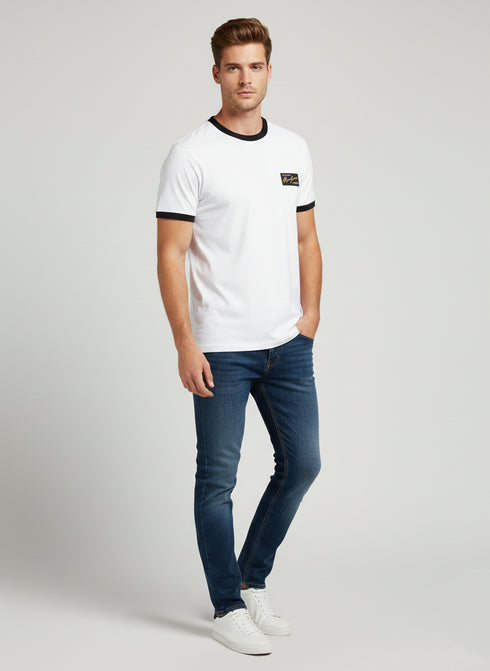 PEPE JEANS MEN’S PREMIUM LOGO T-SHIRT | WHITE