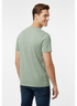 JACK & JONES PPREMIUM MEN’S CASUAL POCKET T-SHIRT – SAGE GREEN WITH CONTRAST STRIPES