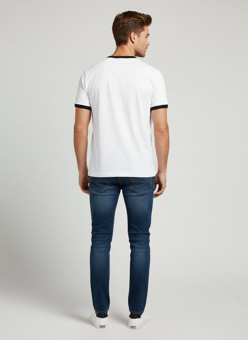 PEPE JEANS MEN’S PREMIUM LOGO T-SHIRT | WHITE