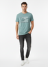 JACK & JONES MEN’S PREMIUM GRAPHIC T-SHIRT | AQUA GREEN