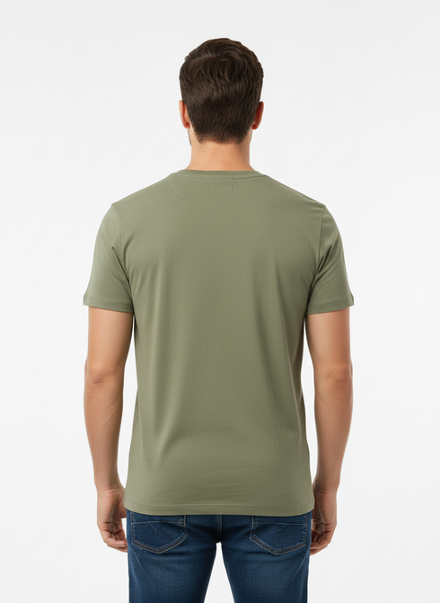 JACK & JONES MENS PREMIUM LOGO T-SHIRT | OLIVE GREEN