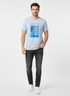 JACK & JONES MEN’S PREMIUM GRAPHIC T-SHIRT | LIGHT BLUE