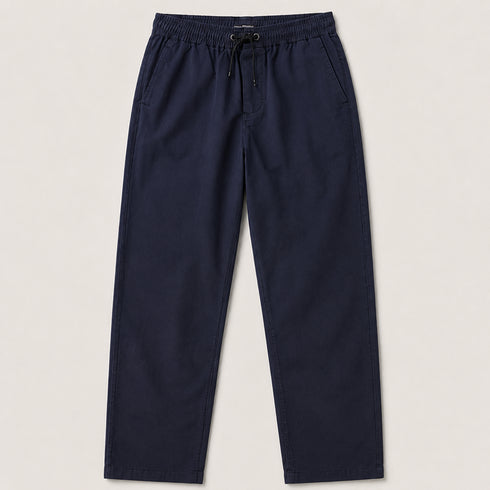 PULL & BEAR LIGHTWEIGHT SOFT FIT TROUSERS | DARK PURPLE