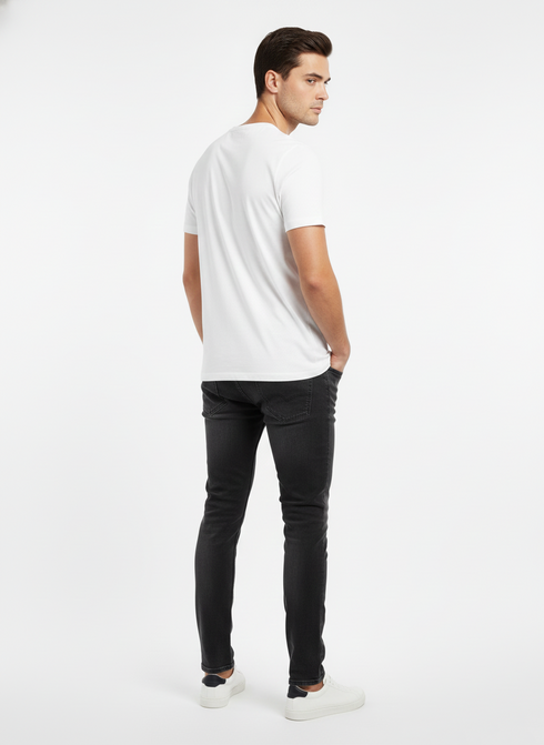 JACK & JONES MEN’S PREMIUM GRAPHIC T-SHIRT | WHITE