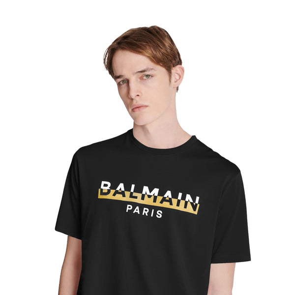 BALMAIN PARIS PREMIUM MEN'S T SHIRT | BLACK