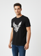 JACK & JONES PREMIUM GRAPHIC T-SHIRT – MODERN EAGLE DESIGN | BLACK