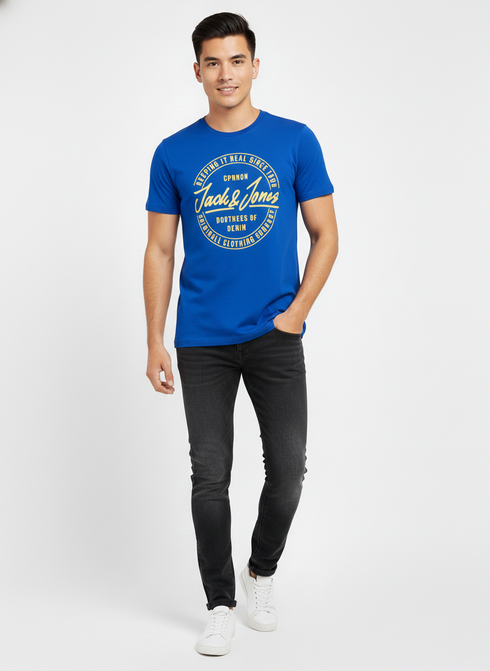 JACK & JONES ORIGINAL GRAPHIC T-SHIRT | BLUE