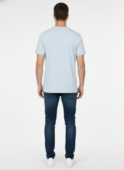 G-STAR RAW MEN’S PREMIUM LOGO T-SHIRT | LIGHT BLUE