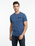 G-STAR RAW MEN’S PREMIUM STRIPED COTTON T-SHIRT | BLUE