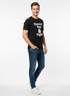 JACK & JONES MEN’S PREMIUM GRAPHIC T-SHIRT | BLACK