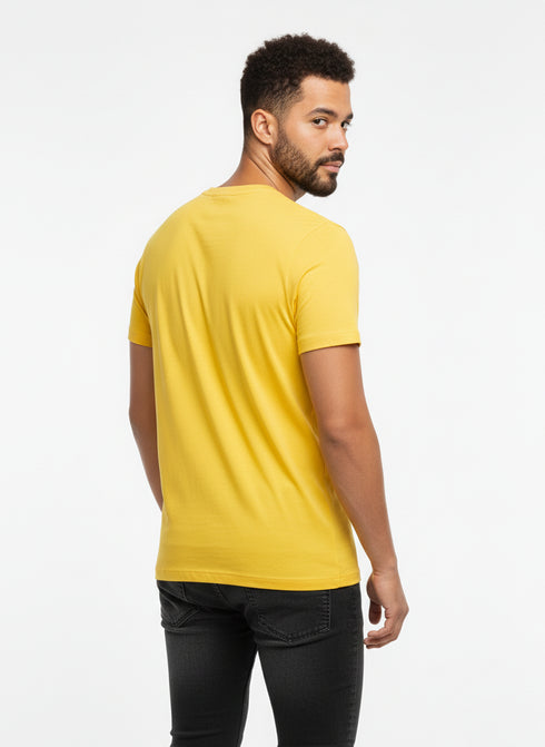 JACK & JONES ORIGINALS MEN'S GRAPHIC T-SHIRT | YELLOW