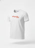 JACK & JONES PRINTED ROUND NECK T-SHIRT FOR MEN - '' TAKE WHAT YOU NEED'' | WHITE
