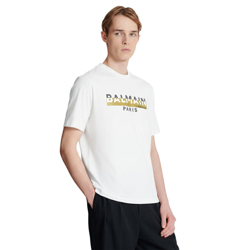BALMAIN PARIS PREMIUM MEN'S T SHIRT | WHITE