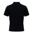 BALMAIN TEXT REVERSE EMBROIDERY POLO SHIRT | NAVY BLUE