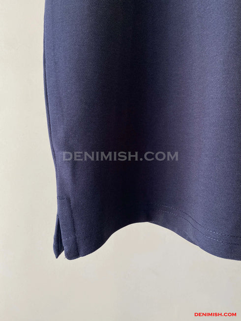 navy logo print polo shirt – stylish and premium.