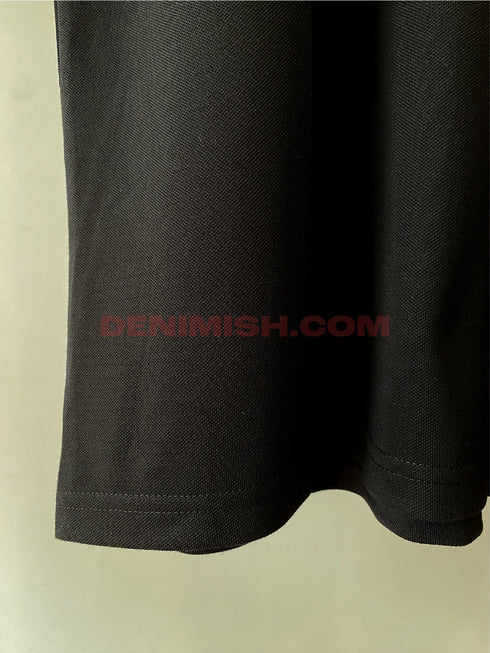 Balmain premium black men's polo shirt with a classic design.
