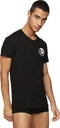 DIESEL CREW NECK FLEXIBLE T-SHIRT | BLACK