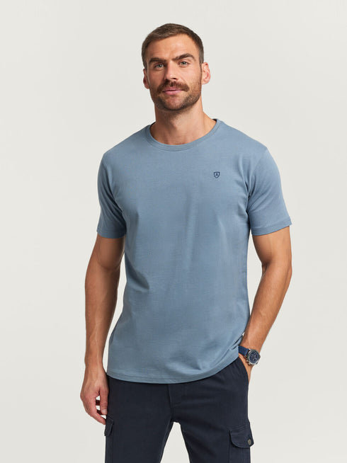 ALVARO BASIC LIGHT BLUE T- SHIRT | LIGHT BLUE