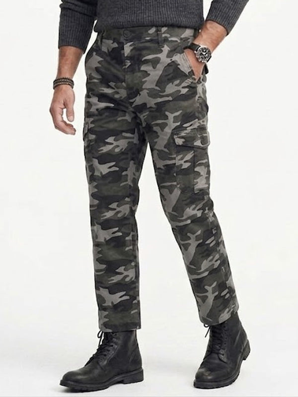 STANLEY MEN’S CARGO PANTS RELAXED FIT | GREY / BLACK