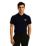 PRADA PIQUE MEN'S POLO EMBROIDERY LOGO | NAVY BLUE