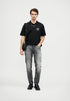 HUGO BOSS DUSPLITY POLO SHIRT | BLACK