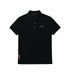 PRADA PIQUE MEN'S PLAIN TRIANGLE LOGO POLO | NAVY
