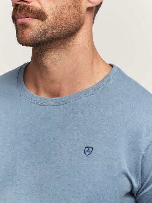 ALVARO BASIC LIGHT BLUE T- SHIRT | LIGHT BLUE