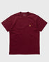 CARHARTT WIP S/S RELAXED FIT CHASE T-SHIRT | CORVINA / MAROON