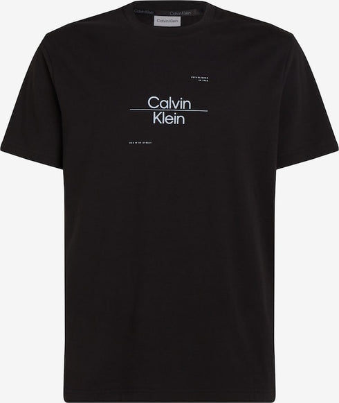 CALVIN KLEIN JEANS VARSITY LOGO T-SHIRT | BLACK