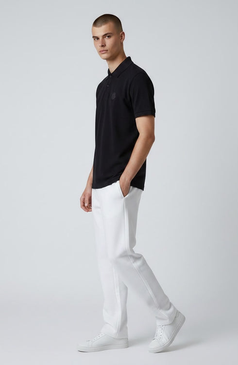MONCLER - LUXE POLO SHIRT | BLACK