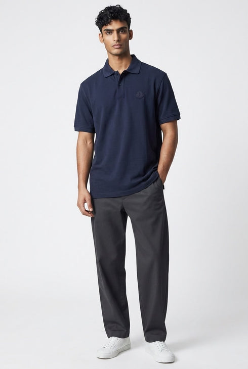 MONCLER - LUXE POLO SHIRT | NAVY
