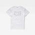 G-STAR RAW CROSTTAN ROUND NECK SHORT SLEEVE T-SHIRT | WHITE