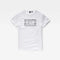 G-STAR RAW CROSTTAN ROUND NECK SHORT SLEEVE T-SHIRT | WHITE
