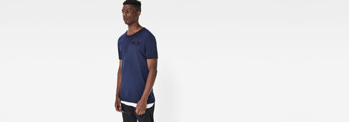 G-STAR SHORT SLEEVE T-SHIRT ONNEM | DARK BLUE