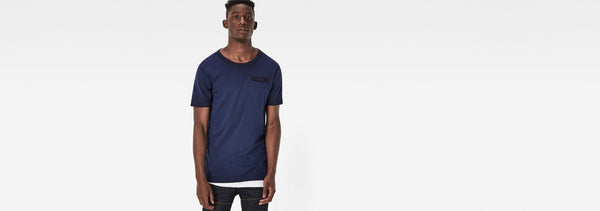 G-STAR SHORT SLEEVE T-SHIRT ONNEM | DARK BLUE