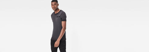 G-STAR SHORT SLEEVE T-SHIRT | DARK GREY