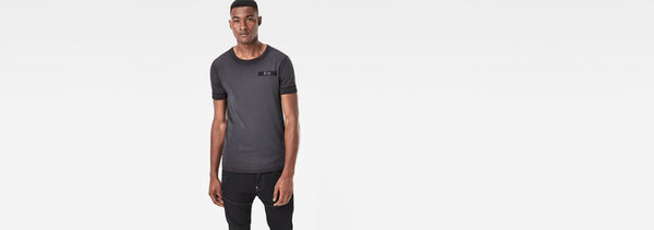 G-STAR SHORT SLEEVE T-SHIRT | DARK GREY