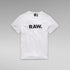 G-STAR RAW T-SHIRT SLIM FIT ROUND NECK-WHITE
