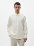 ZARA-STRETCH SHIRT-MEN | CREAM COLOR